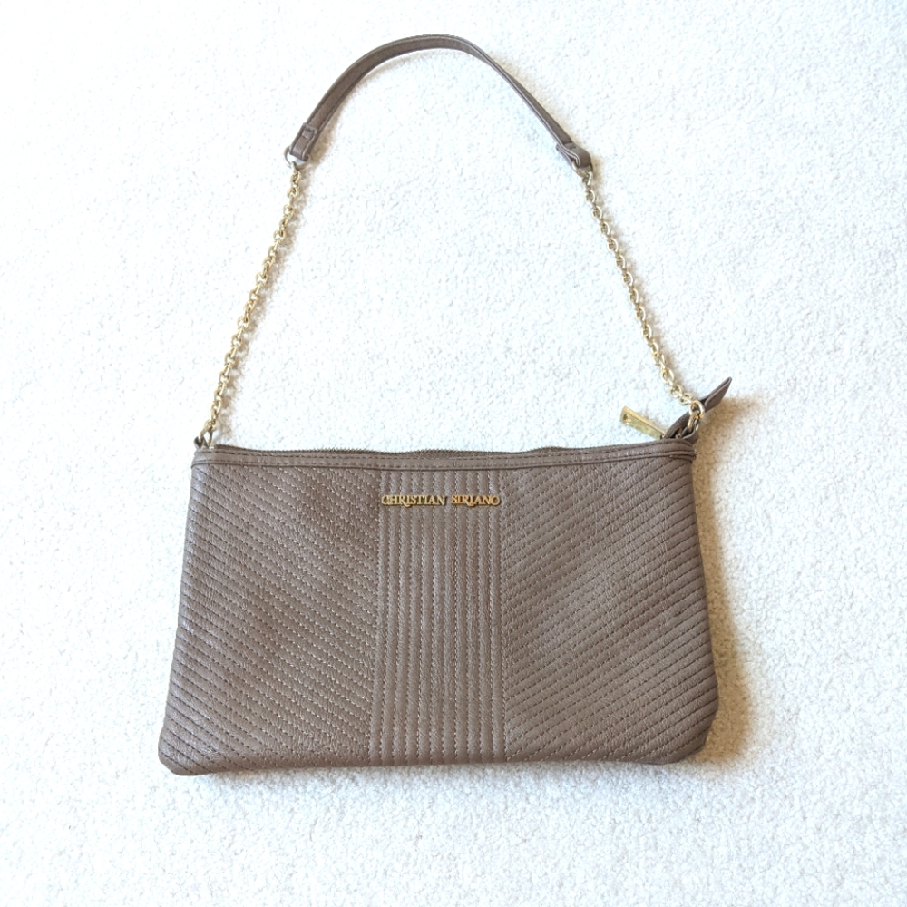 Christian Siriano beige shoulder bag - Picture 1 of 3